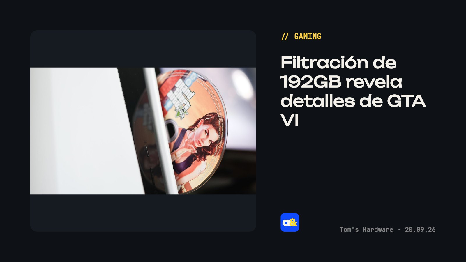 Filtración masiva de 192GB de GTA V revela detalles de GTA VI